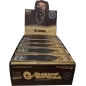 G-Rollz – Pets Rock Rap Unbleached King Size Slim Papers + Tips box complète de 25 booklets