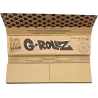 G-Rollz – Pets Rock Rap Unbleached King Size Slim Papers + Tips complete box of 25 booklets