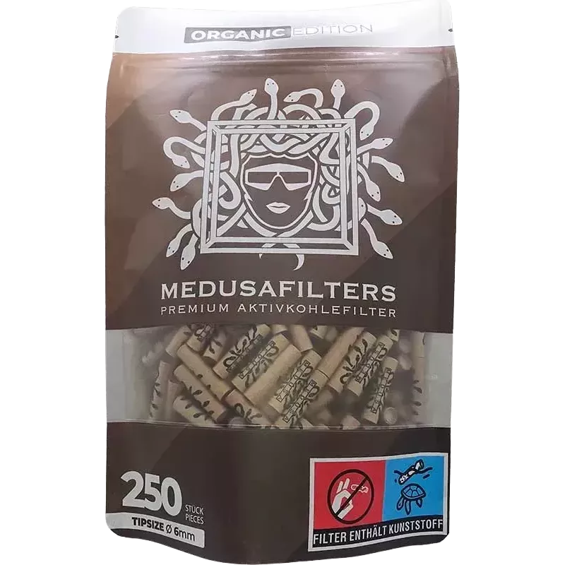 Medusafilters – Filtri al carbone attivo 6 mm (250 pezzi) Organic