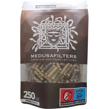 Medusafilters – Filtres Charbon Actif 6 mm (250 pièces)