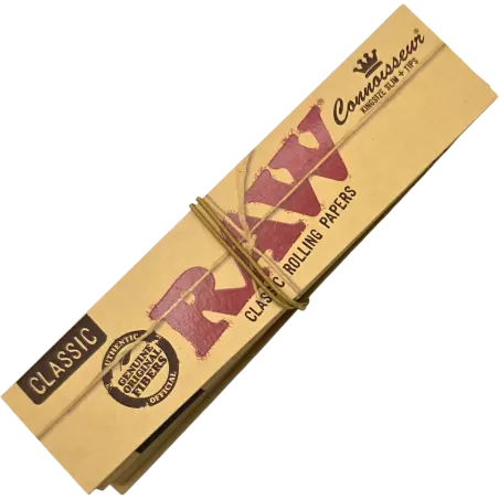 RAW – Connoisseur King Size Slim Papers + Tips