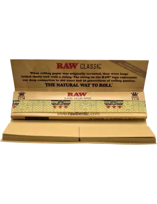 RAW – Connoisseur King Size Slim – Feuilles + Tips