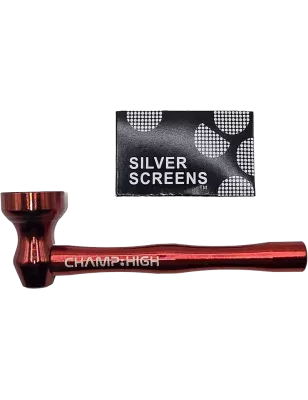 Champ High – Pipe Mini Métal 8.5 cm Rouge