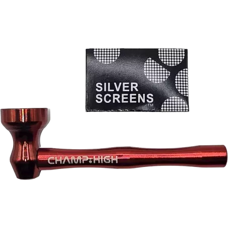 Champ High – Pipe Mini Metall 8.5 cm Rot