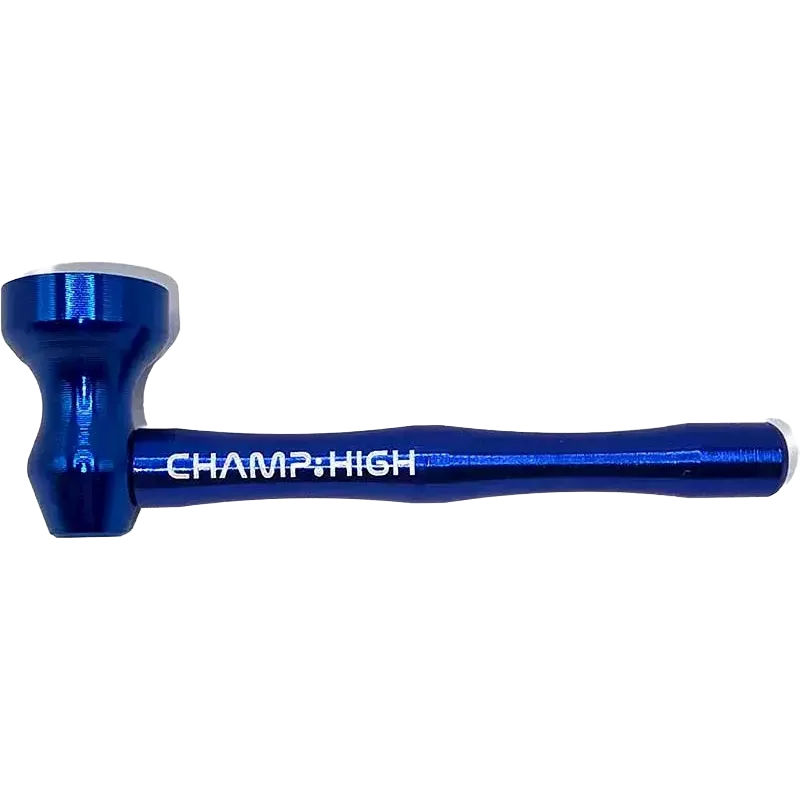 Champ High – Mini Metallpfeife Blau 8.5 cm