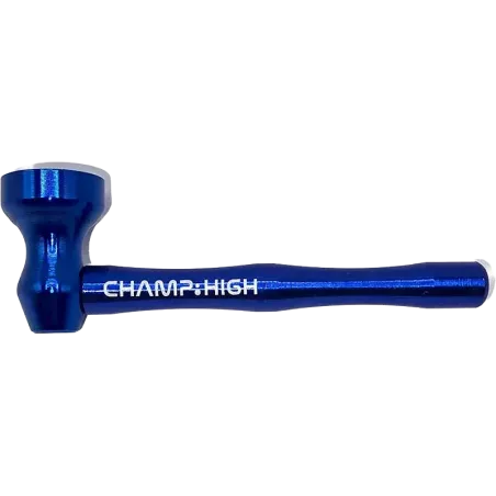 Champ High – Mini Metallpfeife Blau 8.5 cm