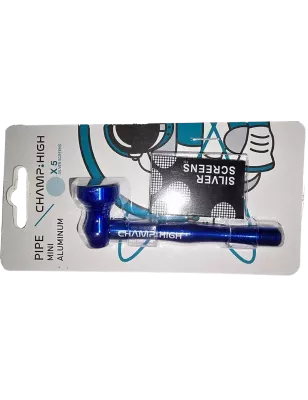 Champ High – Pipe Mini Métal Bleue 8.5 cm