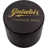 Gaiabis – Grinder 4 parties noir 50 mm
