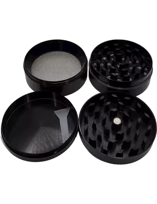 Gaiabis – Grinder nero a 4 parti 50 mm