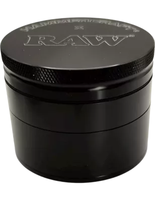 RAW x Hammercraft – Grinder in alluminio nero a 4 parti 63 mm