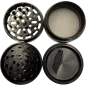 RAW x Hammercraft – Aluminium Grinder Schwarz 4-teilig 63 mm