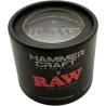 RAW x Hammercraft – Grinder Aluminium Noir 4 parties 63 mm