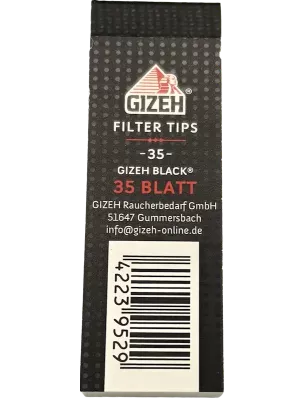 Gizeh – Black Filter Tips Slim