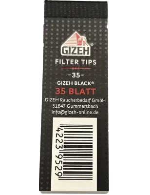 Gizeh – Black Filter Tips Slim