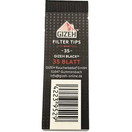 Gizeh – Black Filter Tips Slim