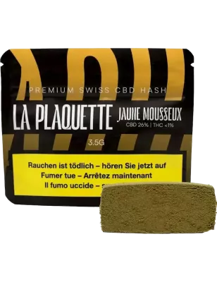 La Plaquette – Jaune Mousseux 26% CBD 3.5g