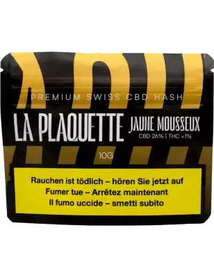 La Plaquette – Jaune Mousseux 26 % CBD 10g