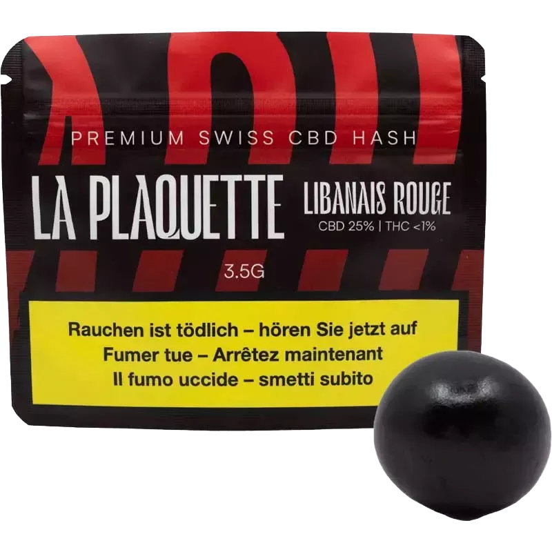 La Plaquette – Libanais Rouge 25 % CBD