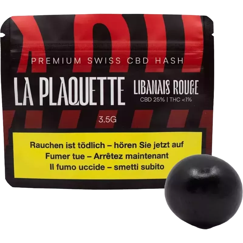 La Plaquette – Libanais Rouge 25% CBD