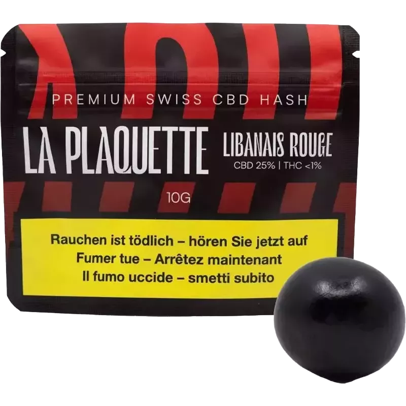 La Plaquette – Libanais Rouge 25 % CBD 10g