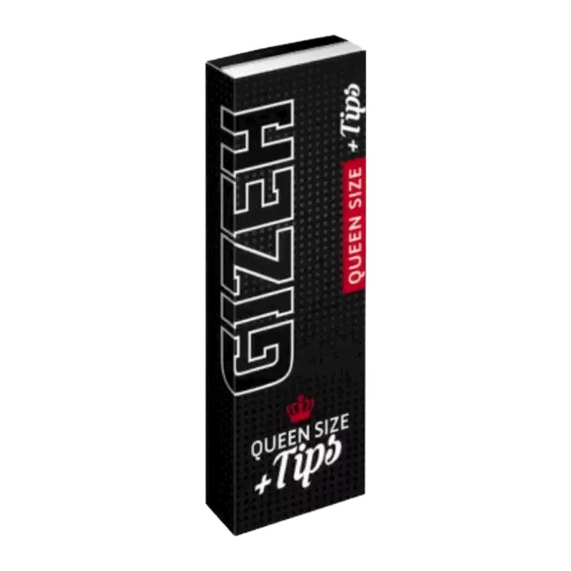 GIZEH BLACK® – Queen Size + Tips Extra Fine
