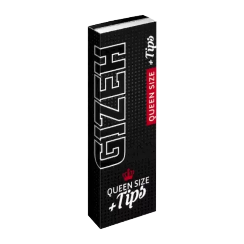 GIZEH BLACK® – Queen Size + Tips Extra Fine