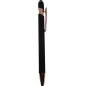 Gaiabis – Stylo Métallique Noir Gravé