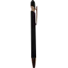 Gaiabis – Stylo Métallique Noir Gravé
