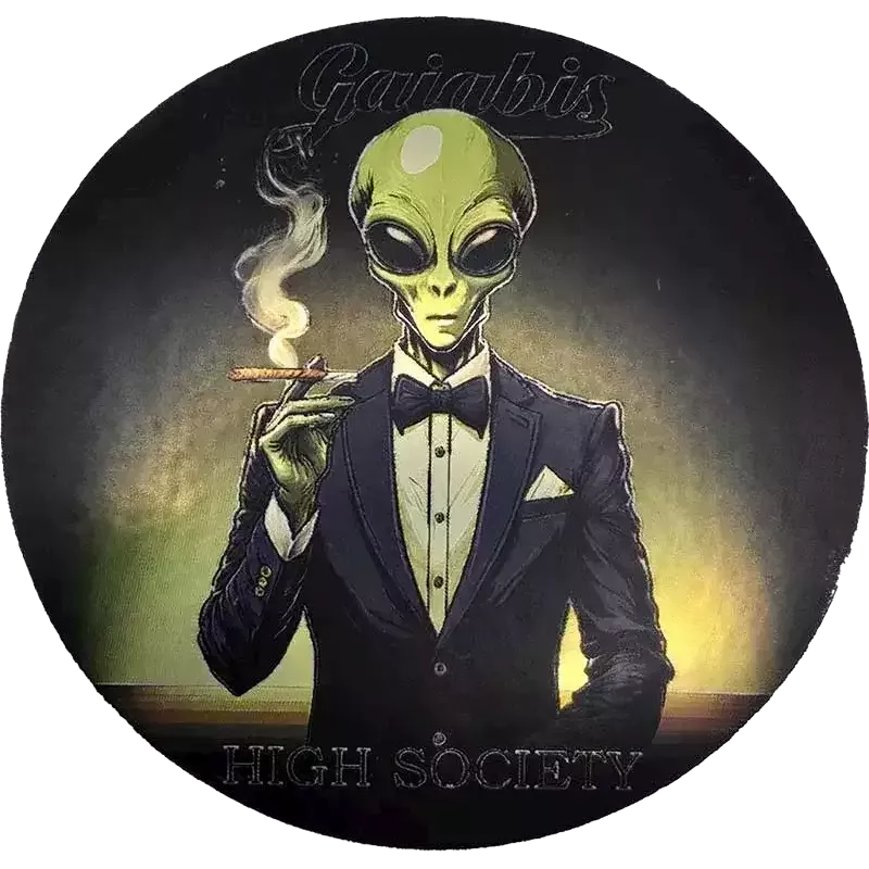 Gaiabis – Autocollant Alien High Society 7.3 cm