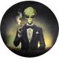 Gaiabis – Autocollant Alien High Society 7.3 cm