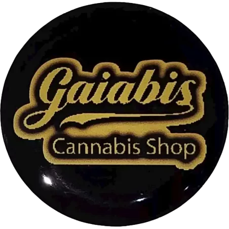 Gaiabis – Autocollant Rond Cannabis Shop 3 cm Épais