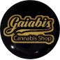 Gaiabis – Autocollant Rond Cannabis Shop 3 cm Épais