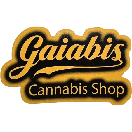 Gaiabis – Sticker Cannabis Shop 6.8×4.2 cm
