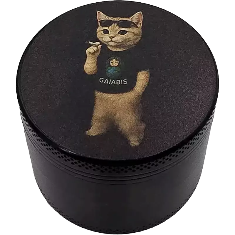 Gaiabis – Grinder Katze 4-teilig 50 mm Schwarz