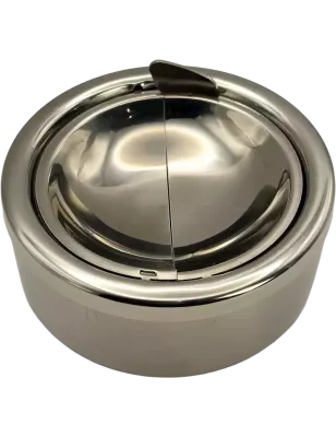 Champ High – Cendrier Poussoir Chromé 12 cm