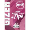 Gizeh – Pink Rolls Slim Extra Fine + Tips 5 m