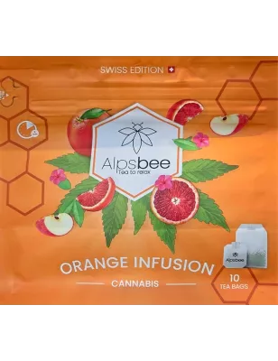 Tisane CBD Orange infusion Alpsbee