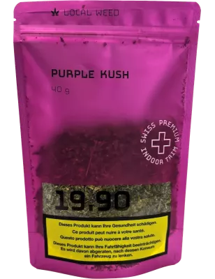 Local Weed – Purple Kush CBD Trim Indoor 40g