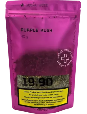Local Weed – Purple Kush CBD Indoor Trim 40g