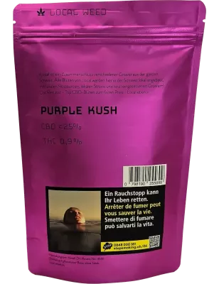 Local Weed – Purple Kush CBD Trim Indoor 40g