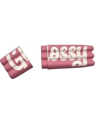 Glossy Genetics – Glossy Triplets Étui Joint 3 Compartiments Rose