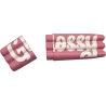 Glossy Genetics – Glossy Triplets Étui Joint 3 Compartiments Rose