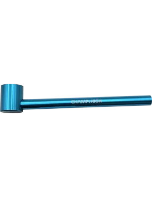 Champ High – Türkise Metallpfeife Klassisch 12,5 cm