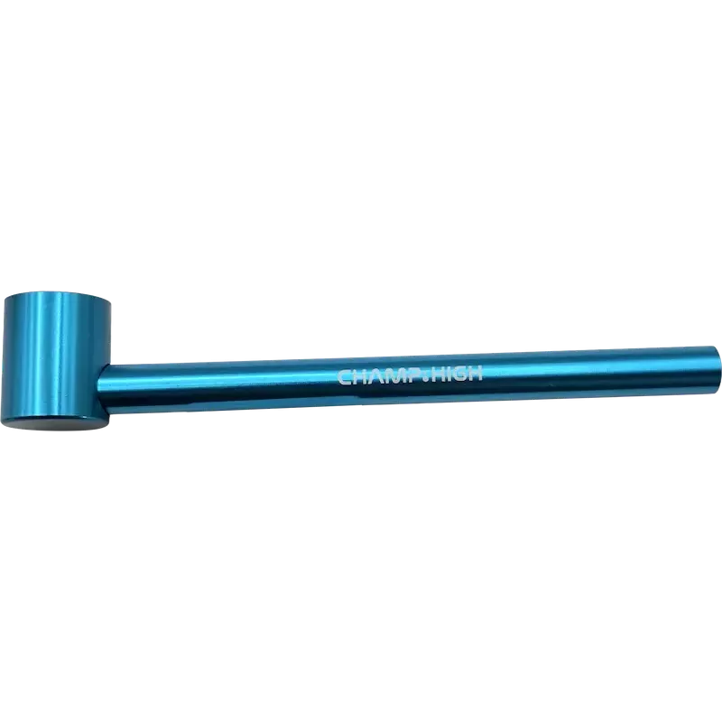 Champ High – Pipa in metallo classica turchese 12.5 cm