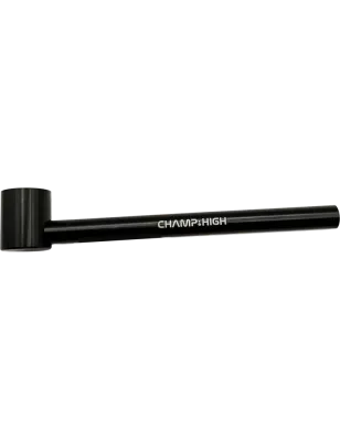 Champ High – Schwarze Metallpfeife Klassisch 12,5 cm