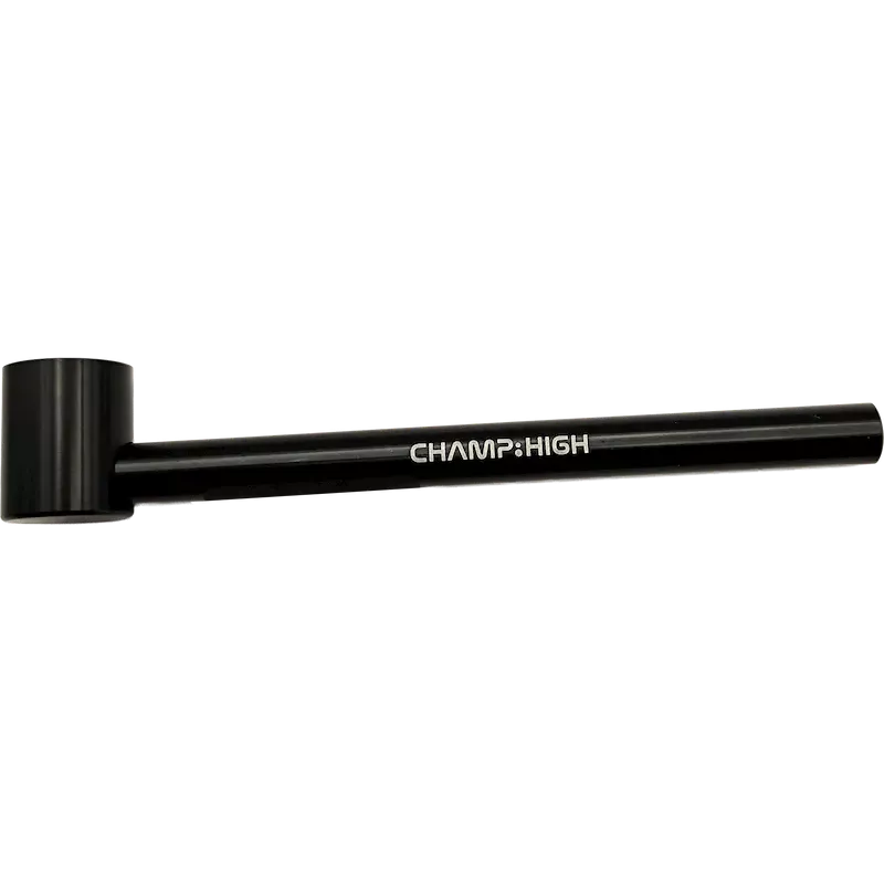 Champ High – Schwarze Metallpfeife Klassisch 12,5 cm
