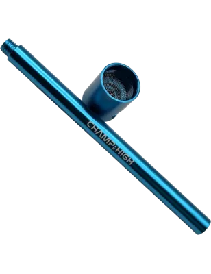 Champ High – Türkise Metallpfeife Klassisch 12,5 cm