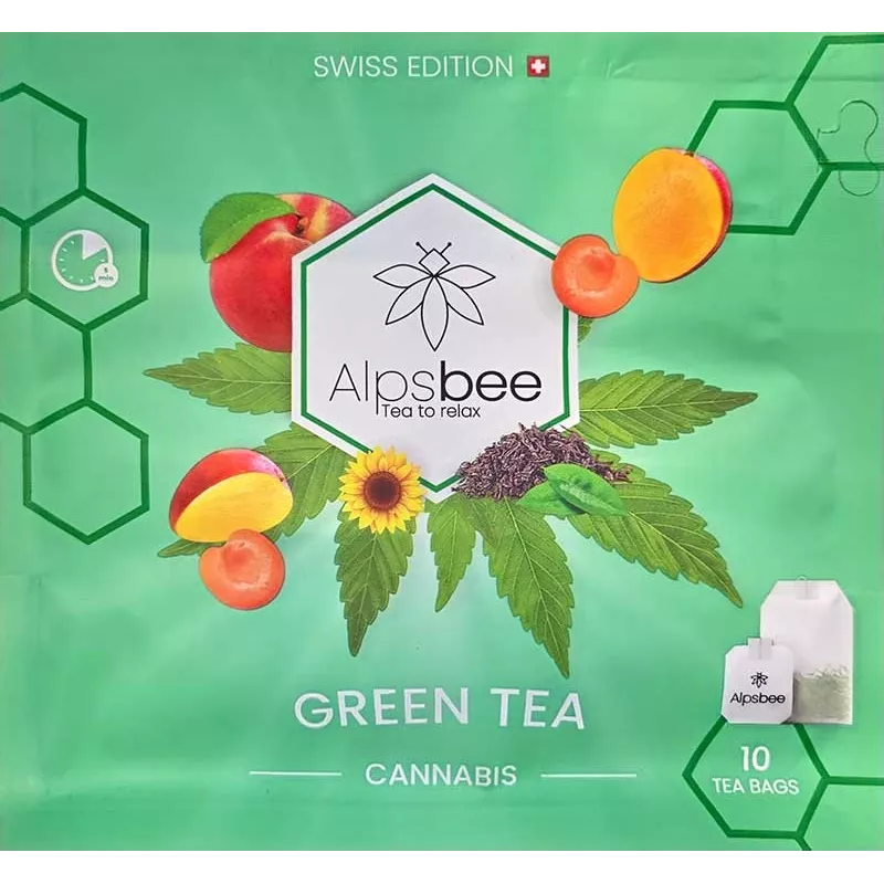 Alpsbee – Grüner CBD Tee
