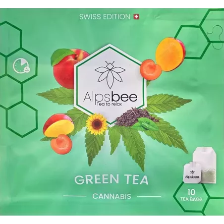 Alpsbee – Grüner CBD Tee