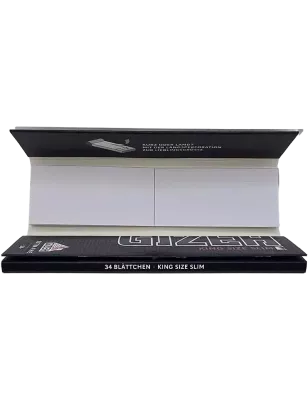 GIZEH – Black King Size Slim + Tips